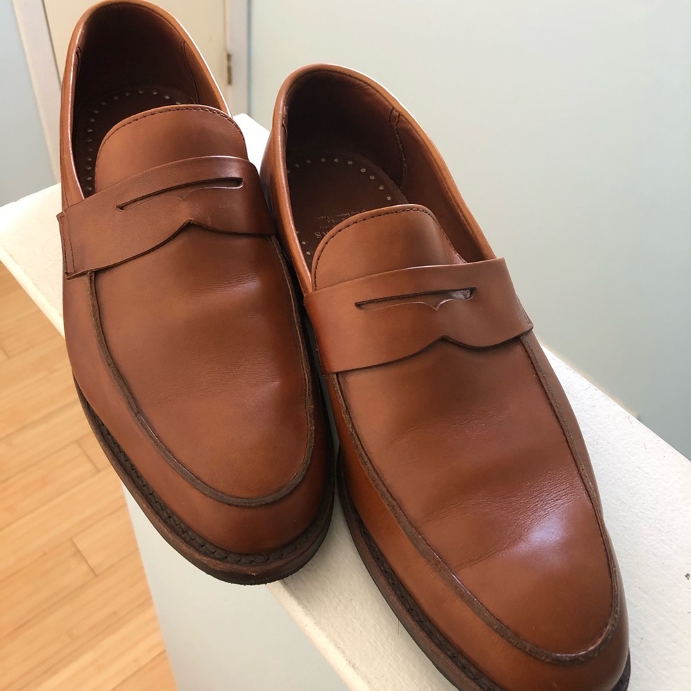 Brooks Brothers 1818 Leather Penny Loafers